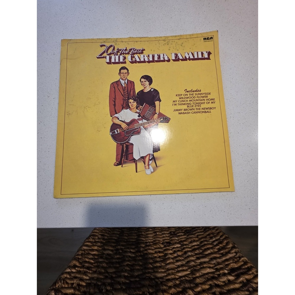 THE CARTER FAMILY-20 OF THE BEST,WEST GERMANY,NL 89369, VINYL,LP ALBUM